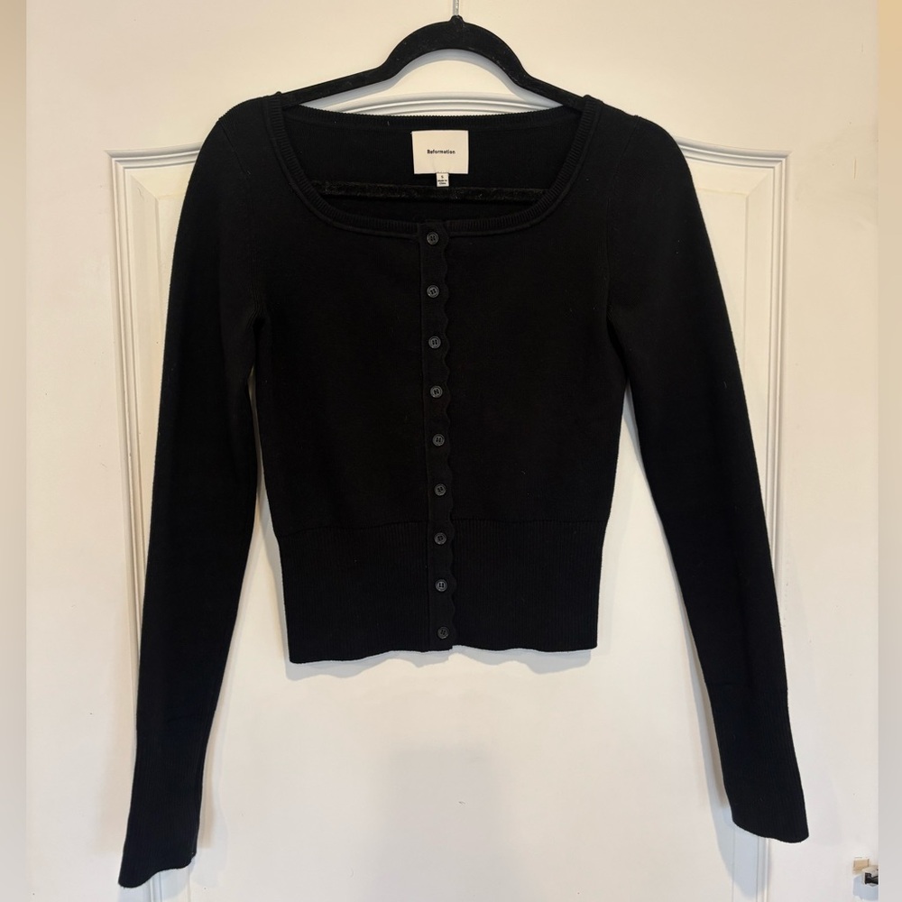 Reformation Aura Cotton Cardigan